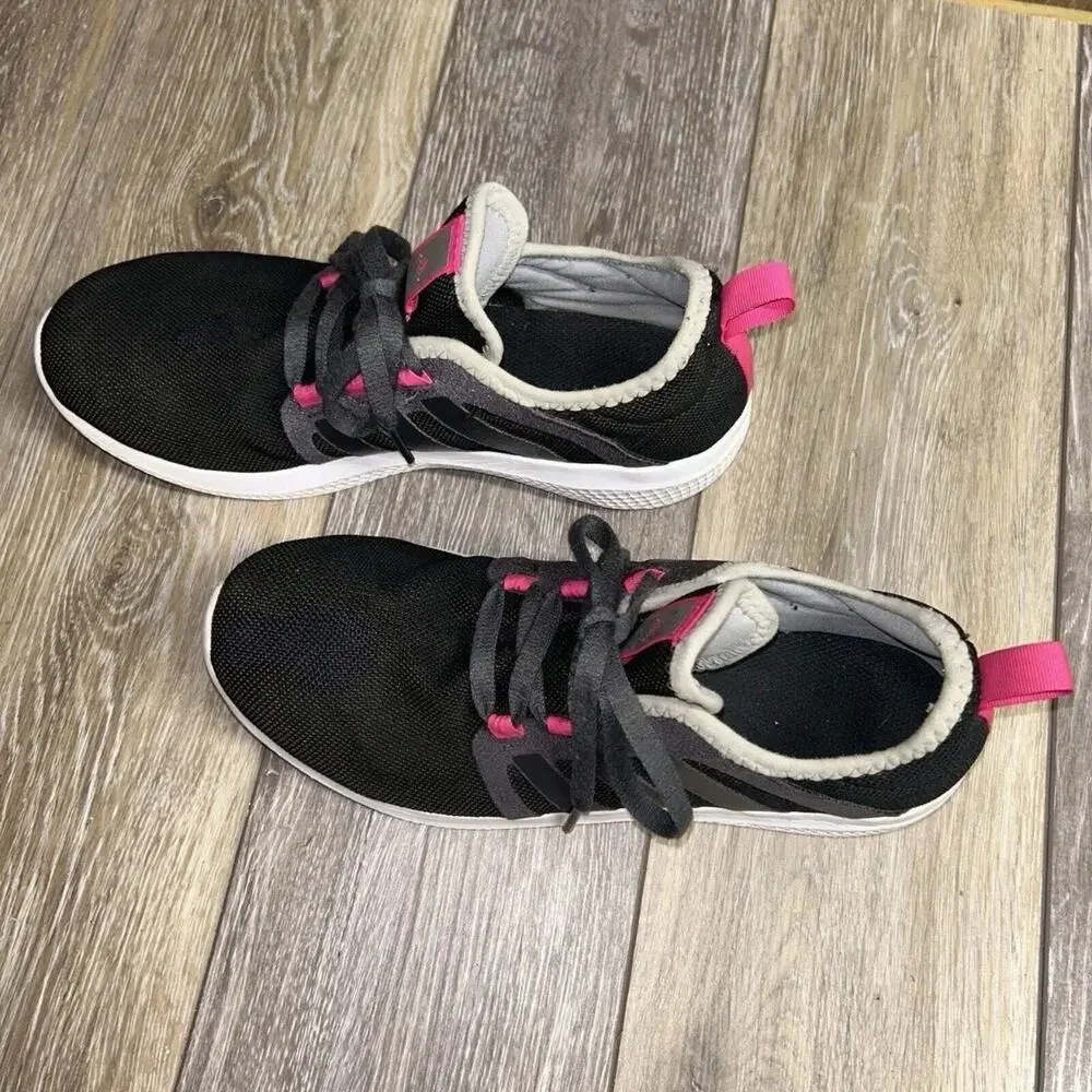 Adidas Fresh Bounce Women’s US Size 9.5 Sneaker Shoes W AQ7793 Black Grey Pink